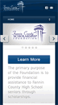 Mobile Screenshot of fanninscholarship.com